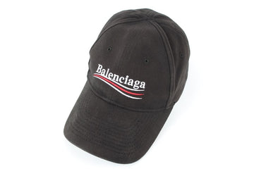 Balenciaga Wave Logo Baseball Cap Black L(59) 92712159