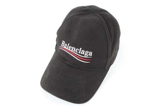 Balenciaga Wave Logo Baseball Cap Black L(59) 92712159