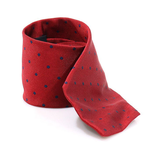 Dunhill 100% Silk Red Dot Pattern Tie 40489DH 93326501