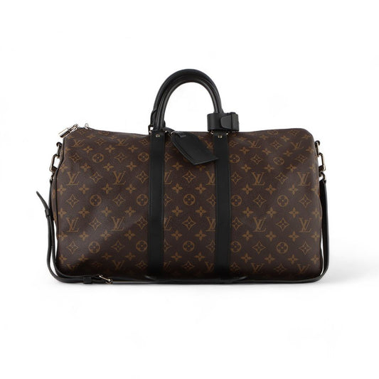 กระเป๋าเดินทาง Louis Vuitton Monogram Macassar Keepall 45 (ใบกำกับ) /32936