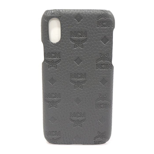 MCM Grey Visetos Coated Canvas iPhone X / XS Case 10191911 MZE 9ABT26 FK001 94849444