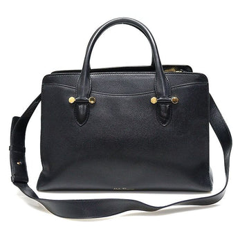 Salvatore Ferragamo Black Pebbled Calfskin Today Medium 2WAY 38689FE 95301153