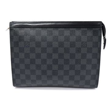 Louis Vuitton Graphite Canvas Pochette Boiteau MM คลัทช์ N41696