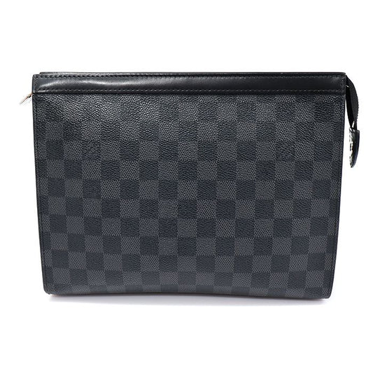 Louis Vuitton Graphite Canvas Pochette Boiteau MM คลัทช์ N41696