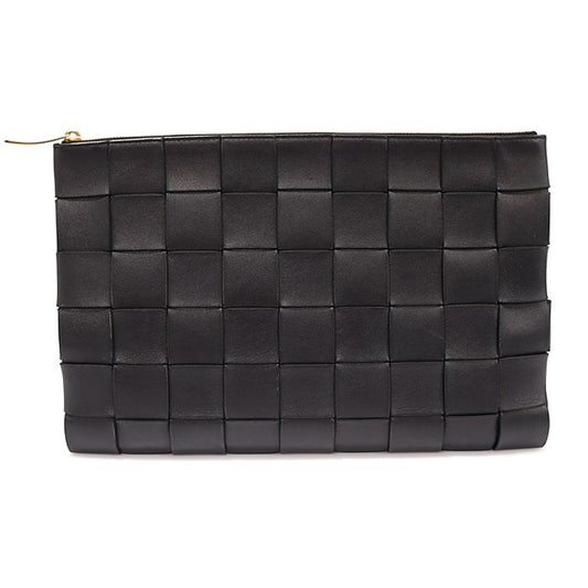 Bottega Veneta Intrecciato Large Cassette Flat Pouch Clutch 651409 95990111
