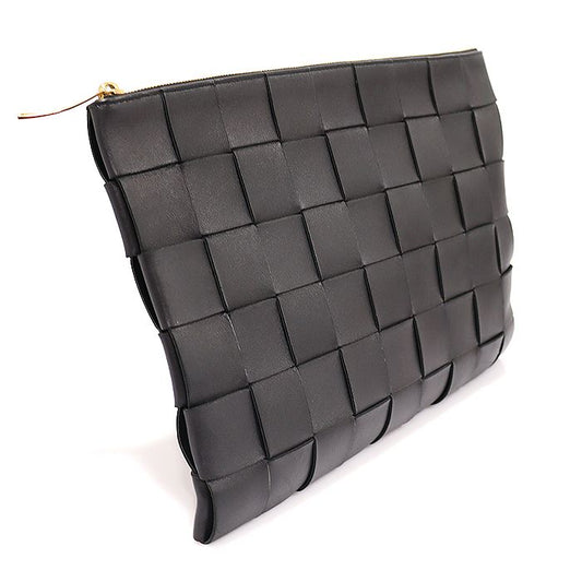 Bottega Veneta Intrecciato Large Cassette Flat Pouch Clutch 651409 95990111
