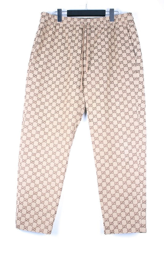 Gucci Canvas Jacquard Track Pants ไซส์ 50(32-34) GG