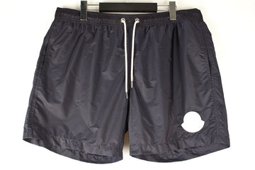 Moncler Big Wappen White Swim Shorts Navy XL(34) 96160847