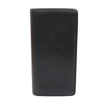 Louis Vuitton Black Monogram Shadow Calfskin Brazza Wallet EP70793LV 99590456