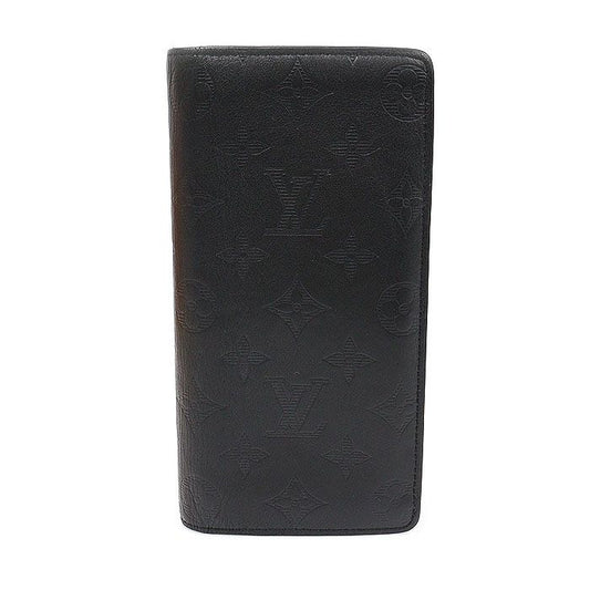 Louis Vuitton Black Monogram Shadow Calfskin Brazza Wallet EP70793LV 99590456