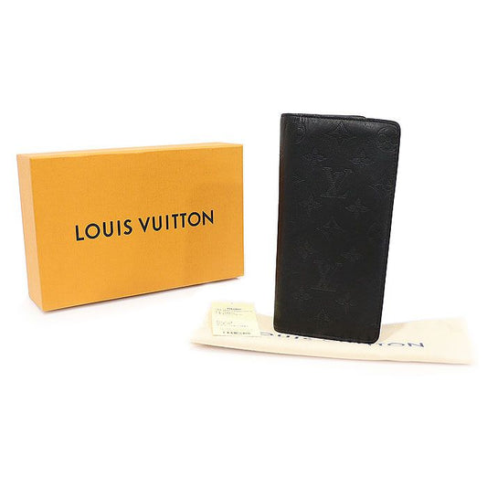 Louis Vuitton Black Monogram Shadow Calfskin Brazza Wallet EP70793LV 99590456