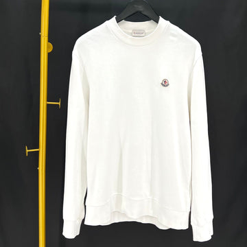 Moncler Logo Patch Sweatshirt White 100119630