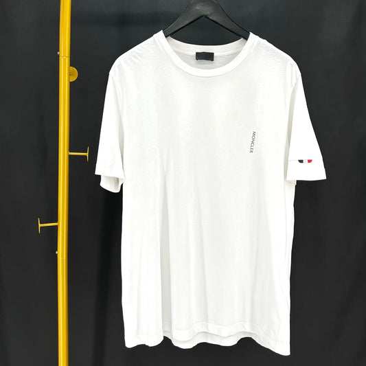 Moncler Logo Short Sleeve T-Shirt White 12345 100123522