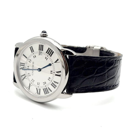 Cartier Longue Solo Steel Watch (Large) 818921 100532788