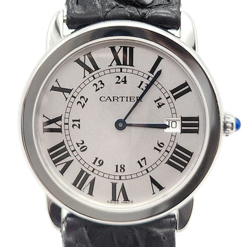 Cartier Longue Solo Steel Watch (Large) 818921 100532788