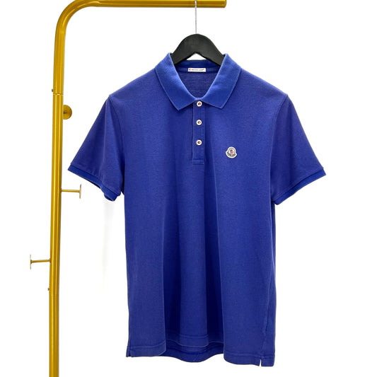 Moncler Short Sleeve Polo T-Shirt Blue 100917438