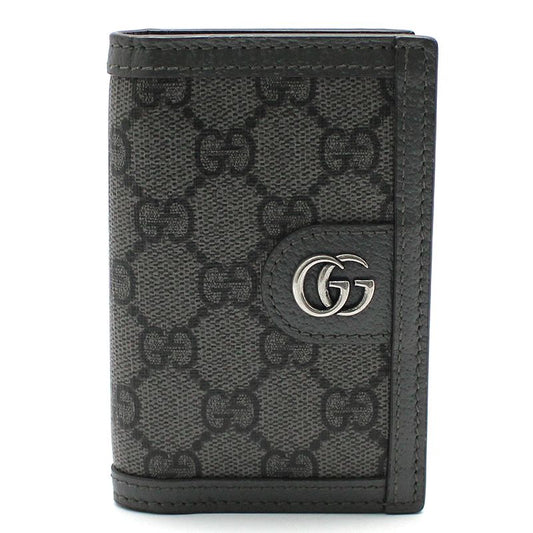 Gucci Ophidia GG Gray Supreme Two-Fold Card Case 734943 101426346