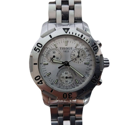 Tissot 1853 White Dial Chronograph Quartz Steel Men's Watch 1853 101548440
