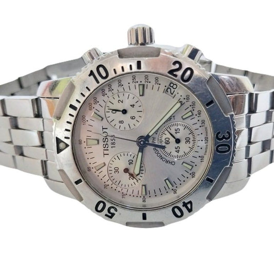 Tissot 1853 White Dial Chronograph Quartz Steel Men's Watch 1853 101548440