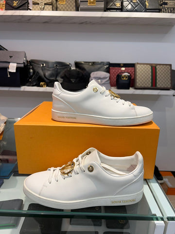 Louis Vuitton Front Row Women's Sneakers White 37 101578856
