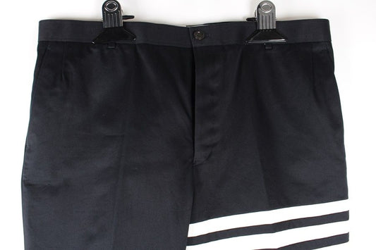 กางเกงขายาวคอตตอนทรงเฉียงจาก Thom Browne 5(36) รหัสสินค้า: 5(36)