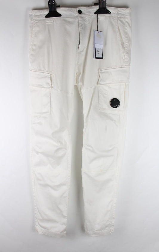 CP Company กางเกงคาร์โก้เลนส์สีขาว ไซส์ 50 - (CP Compa-ny)
