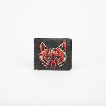 Gucci 451268 Bestiary Wolf Print Wallet 101611147