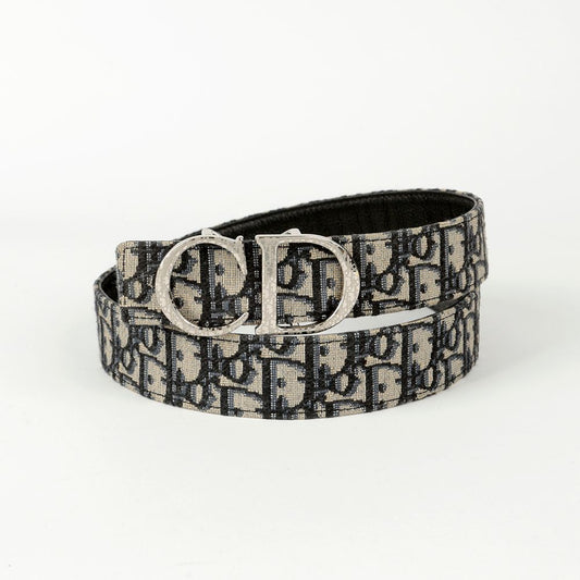 Dior 4907RUMET Reversible Belt with CD Buckle 80 Size 102207011