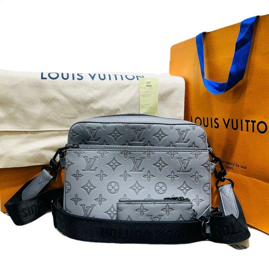 Louis Vuitton Monogram Shadow Trio Messenger Crossbody Bag M46603 104632785
