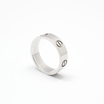 Cartier 18K White Gold Love Ring 57 105598247