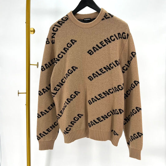 Balenciaga Multi-Logo Knit Sweater (547831) 105622516
