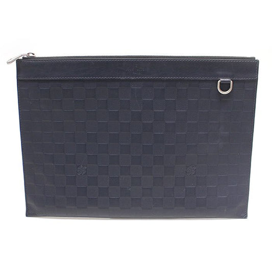 Louis Vuitton Navy Damier Infini Pochette Apollo GM Clutch 35610LV 110645355