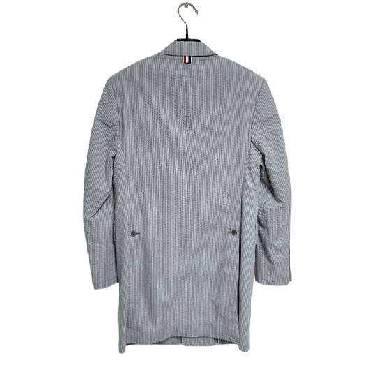 Thom Browne Seersucker Stripe Coat 925 110759285
