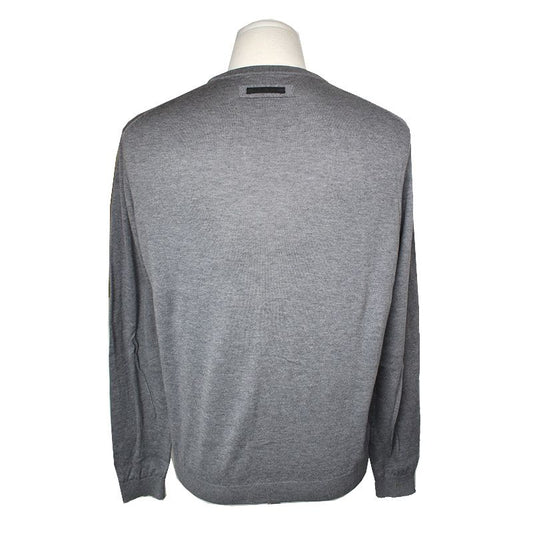 Prada Charcoal Gray Men's Knit Top 90 110907818