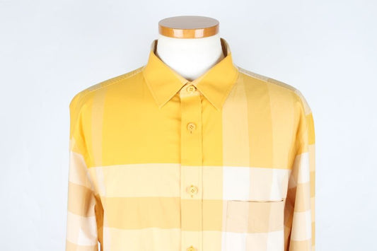 Burberry Check Shirt Yellow XL 105 112484433