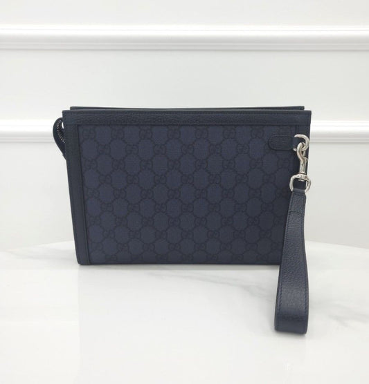 Gucci GG Ophidia Strap Leather Pouch 26x18 112715298