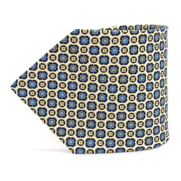 A Testoni 100% Silk Ivory Pattern Tie CO67760AT 112887831