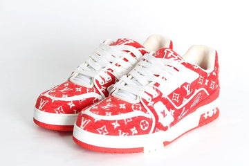 Louis Vuitton LV Trainer Sneaker Red 6.5 113122263