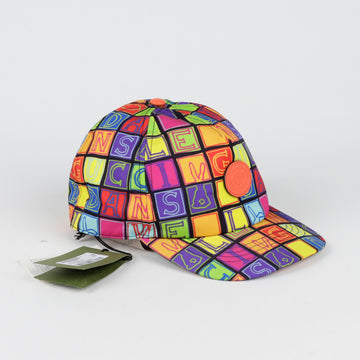 Gucci Cube Bunny Print Baseball Cap L Size 730186 112349463