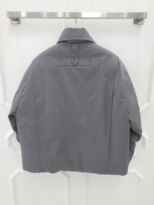 SOLID HOMME Gray High Neck Down Padded Jacket 50 114175533