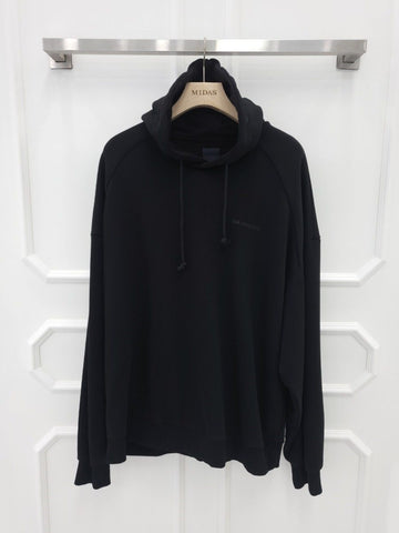 Juun.j Black Graphic Printed Logo Embroidered Hoodie L 114313123