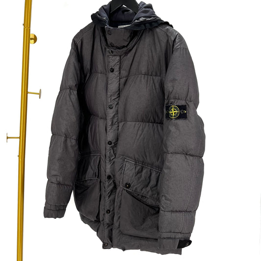Stone Island Long Padded Hooded Jacket 114444426