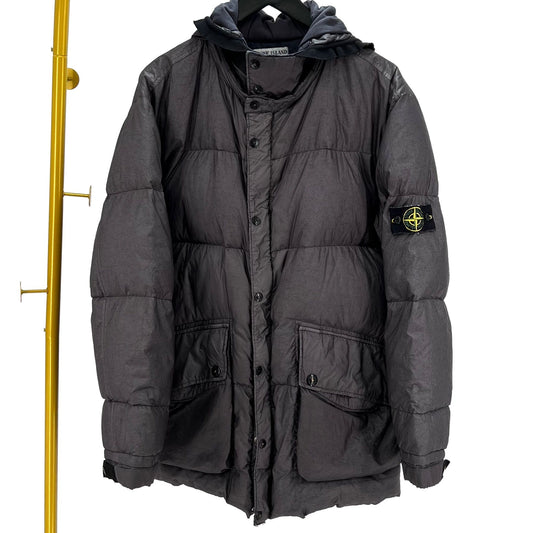 Stone Island Long Padded Hooded Jacket 114444426