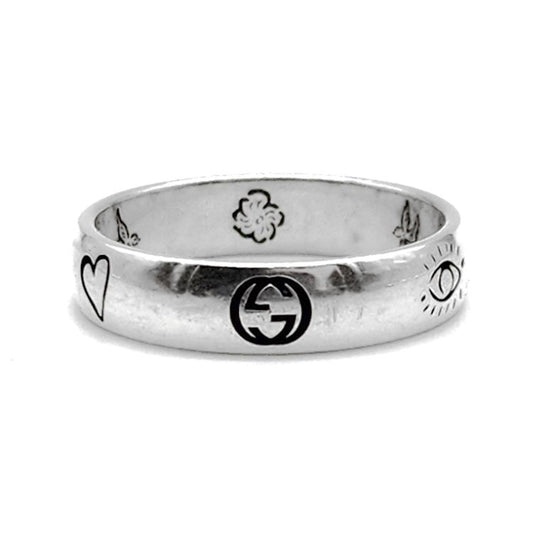 Gucci Blind for Love Silver Ring 455249 115112864