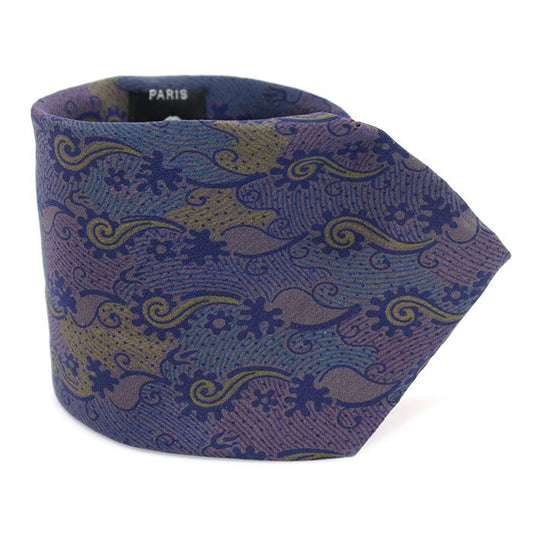 Dior 100% Silk Blue Purple Pattern Tie CO61315CD 115179893