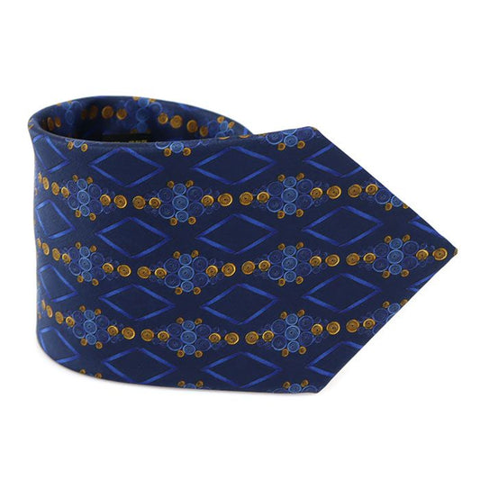 Lanvin 100% Silk Blue Pattern Tie CO59672LAN 115179916