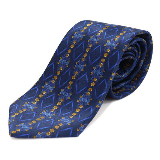 Lanvin 100% Silk Blue Pattern Tie CO59672LAN 115179916