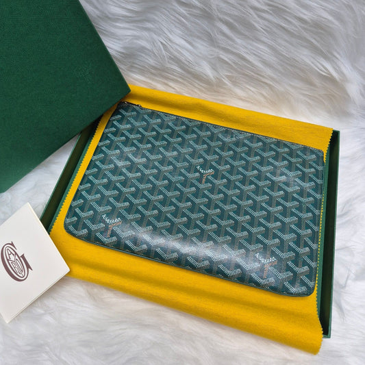 Goyard Senna Clutch MM Special Green 12345 115320570