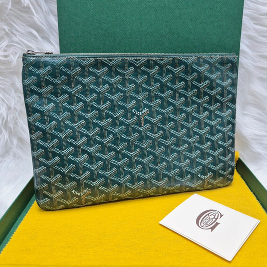 Goyard Senna Clutch MM Special Green 12345 115320570