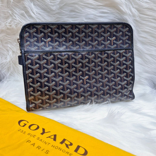 Goyard GM Clutch Bag Special Navy SKU 115320670